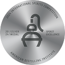 ADI International Spirits Competition Silver award for Ginkins Gin