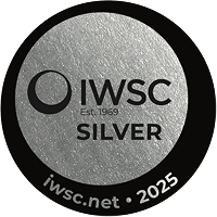 IWSC 92 points 2025 silver award medal for Ginkins Gin