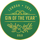 London 2024 Gin of the Year Gold award medal for Ginkins Gin